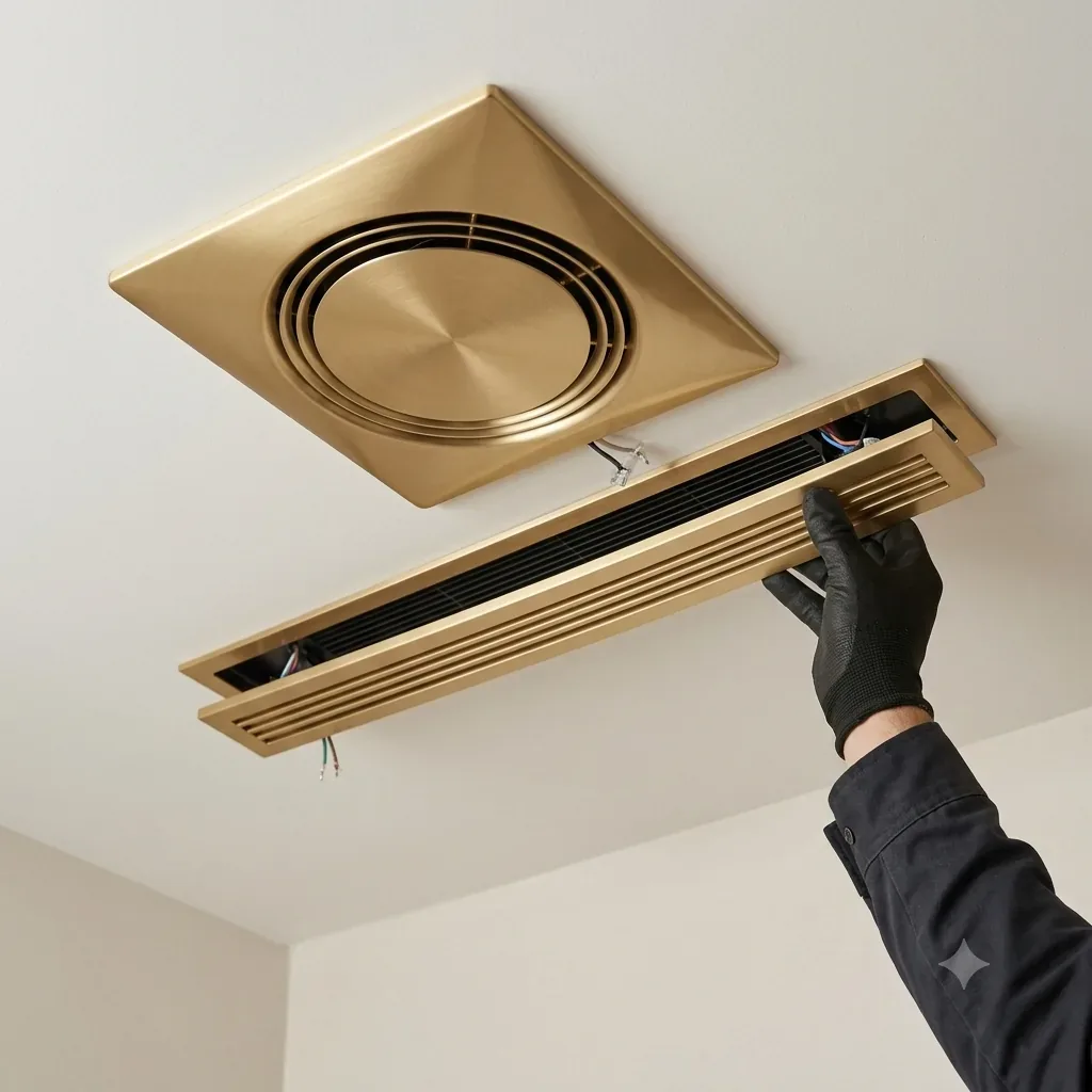 Exhaust and ventilation for bathroom renovation