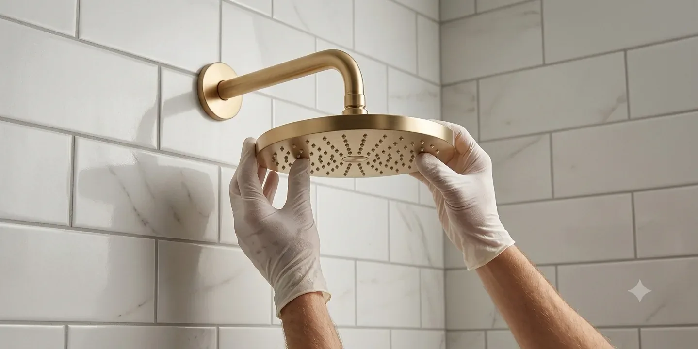 Shower fitting for bathroom renovation