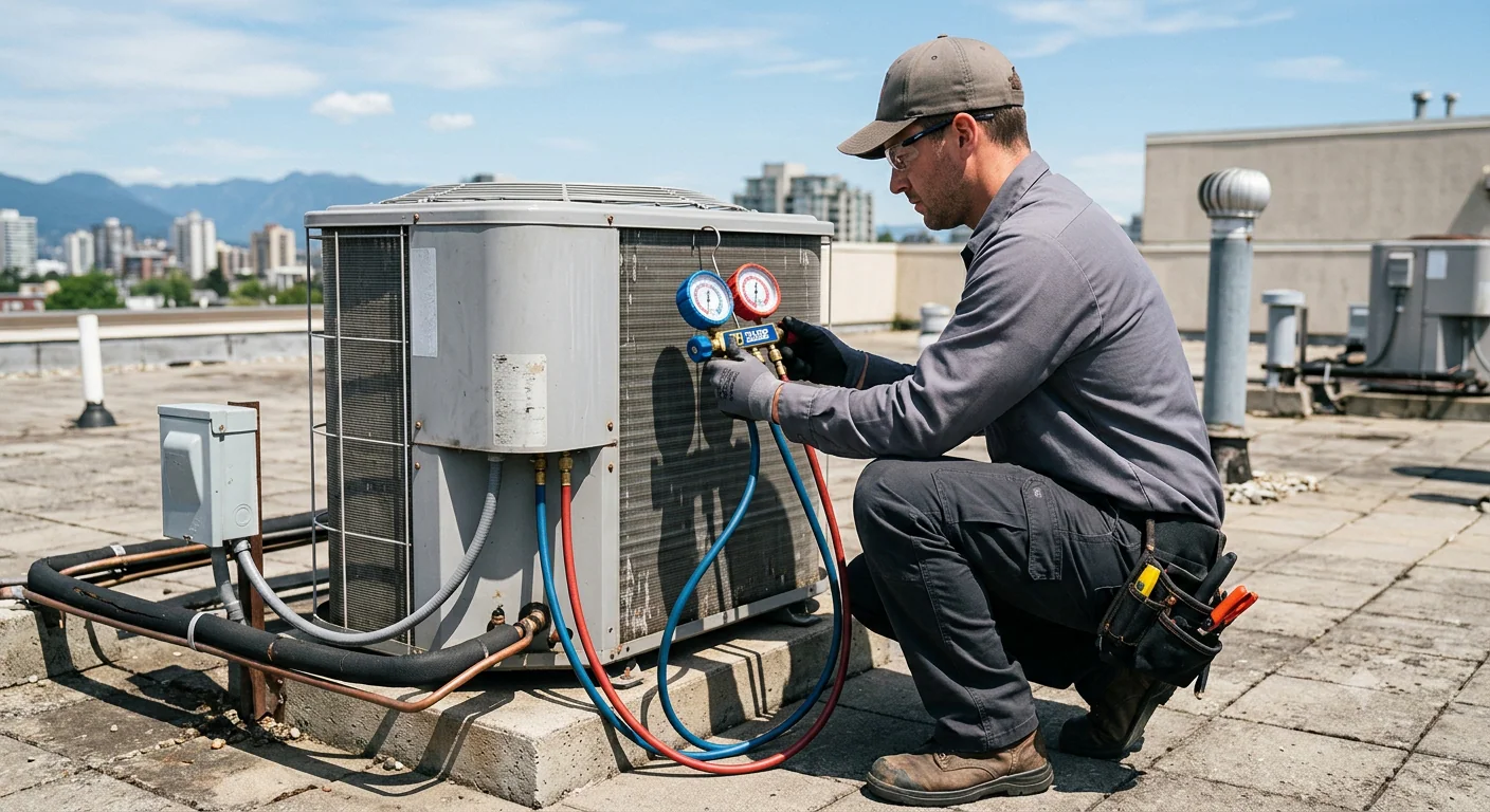 When should AC gas be refilled?