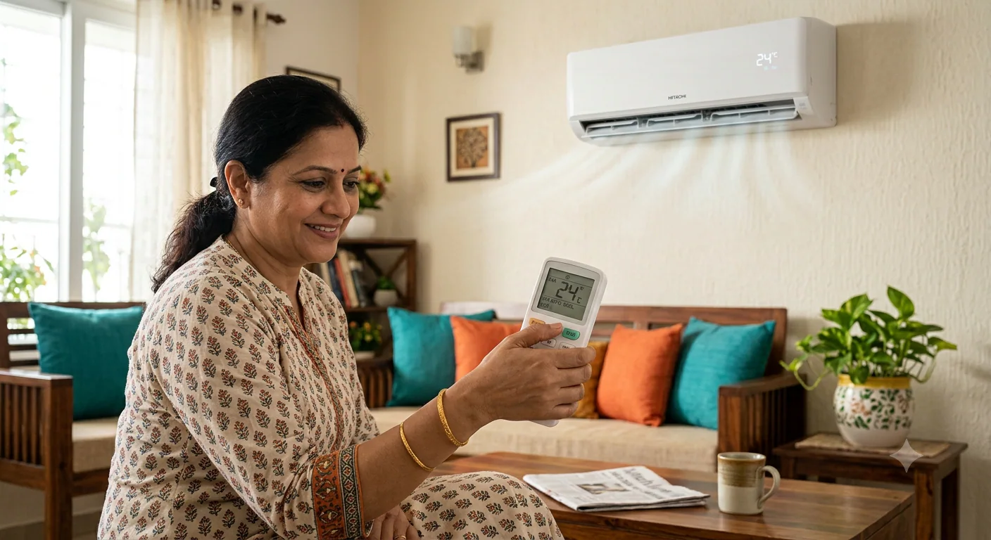 What is the best AC temperature for electricity saving?