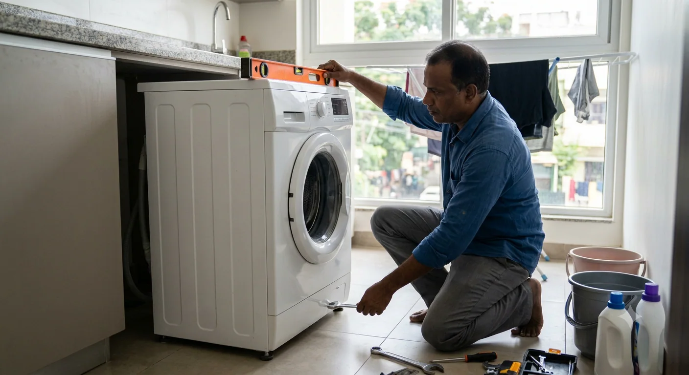 Why is my washing machine shaking or making noise?