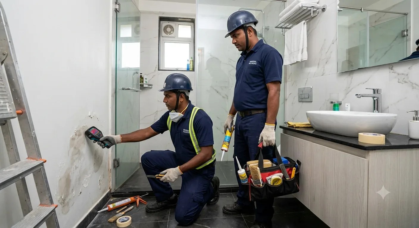 Bathroom and wall seepage repair
