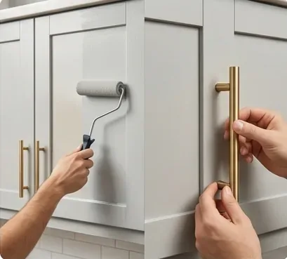 Cosmetic kitchen renovation